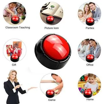 Recordable Talking Button for Pets and Kids | 30 Seconds