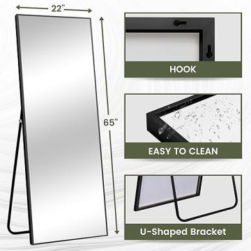 NeuType Full Length Elegant Mirror for Any Environment