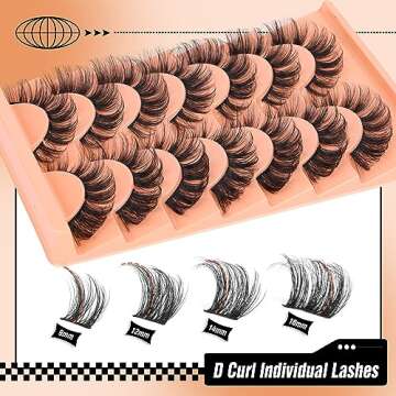 DIY Lash Extension Kit for Stunning Cat Eye Lashes