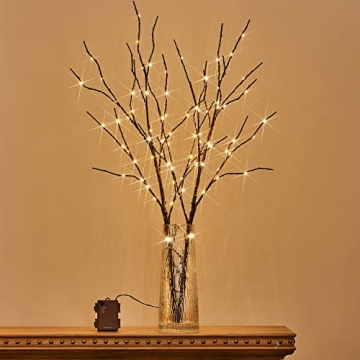 Birchlitland Lighted Branches with Timer - 32IN LED