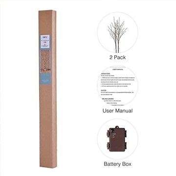 Birchlitland Lighted Branches with Timer - 32IN LED