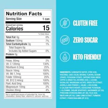 ZOA Tropical Punch Energy Drink - Sugar Free with Electrolytes