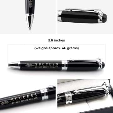 Inkstone Success Luxury Gift Pen Engraved Executive Business Pen for Professional Inspirational Motivational Gift
