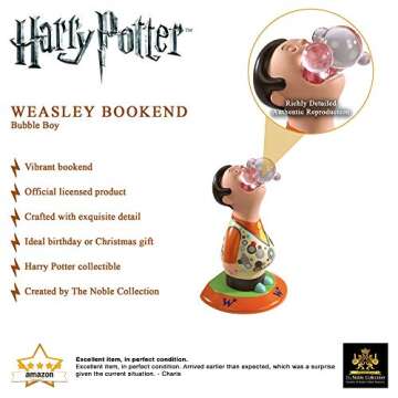 Harry Potter Bubble Boy Weasley Bookend - Unique Collectible