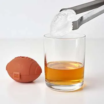 Football Ice Mold Silicone Sphere Maker for Cocktails