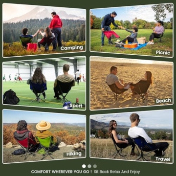 TCEK Compact Swivel Chair for Outdoor Adventures