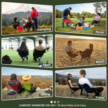 TCEK Compact Swivel Chair for Outdoor Adventures