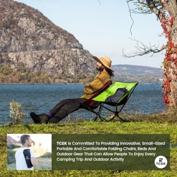 TCEK Compact Swivel Chair for Outdoor Adventures