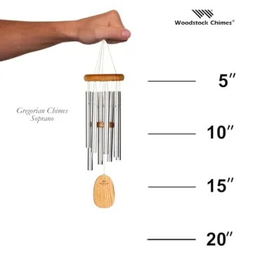 Woodstock 17" Gregorian Wind Chimes for Outdoor Decor