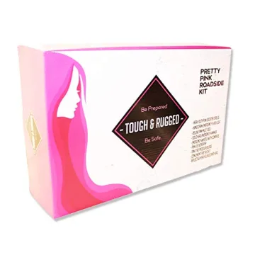 Pretty Pink Emergency Roadside Kit for Women and Teens