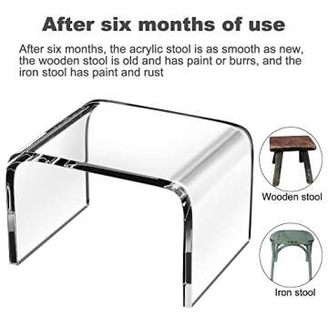 WNISOM Elegant Shoe Stool for Home Use