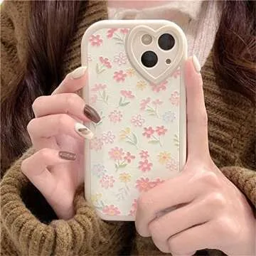Ownest Floral Pattern iPhone 12 Case - Cute Flowers and Lens Protection
