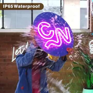 CFCHNWS Custom Neon Sign for Wall Decor,Personalized Neon Sign Customizable for Business Sign,Led Sign Custom Neon Lights Customize Large Name Signs for Bar Nail Shop