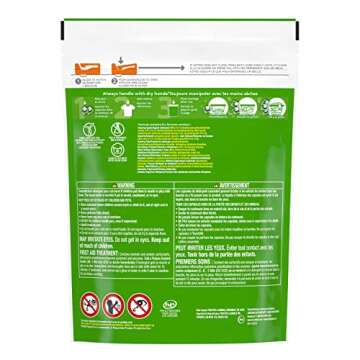 Gain flings! Liquid Laundry Detergent Soap Pacs, HE Compatible, 3 Bag Value Pack, 111 Count, Long Lasting Scent, Original Scent