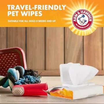 Arm & Hammer Heavy Duty Dog Wipes - Travel Size & Scented