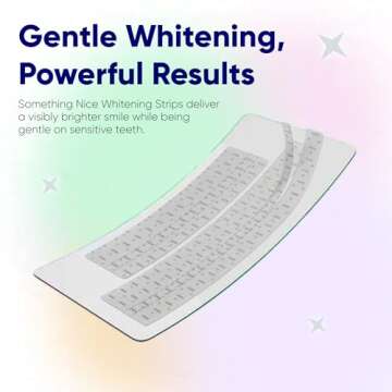 Something Nice Lumismart Whitening Strips - Dentist-Designed, Enamel Safe, up to 42 Treatments with ...