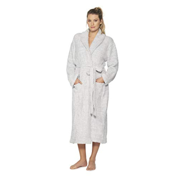 Cozy Up with Barefoot Dreams Heathered Adult Robe in Ocean