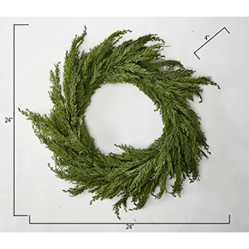 Worth Imports 24" Cedar Wreath for All Occasions