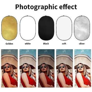 Godox 24"x36" Collapsible Photography Light Reflector - 5-in-1 Diffuser with Carrying Bag