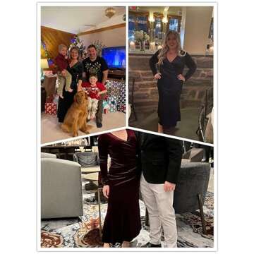 ZABERRY Burgundy Velvet Dress for Women Wedding Guest Ruched Winter New Years Eve Christmas Evening Party Dresses