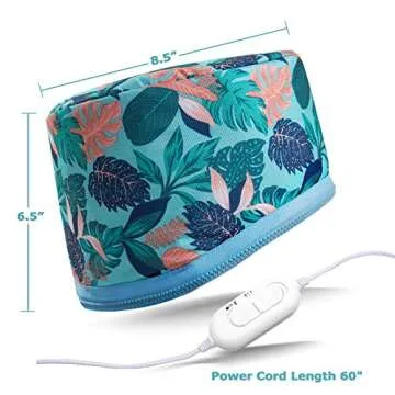 VICARKO Hair Steamer Cap for Deep Conditioning Spa Care