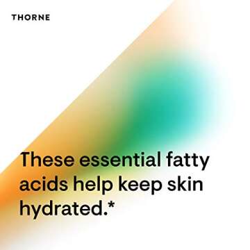 THORNE Omega Plus - an Essential Fatty Acid Supplement with Omega-3 and Omega-6 - EPA, DHA, and GLA - 90 Gelcaps