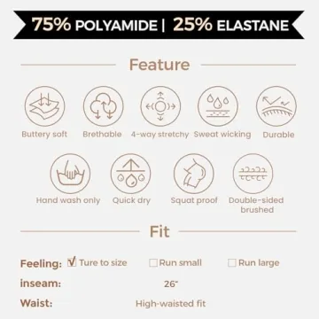 Aoxjox High Waisted Leggings for Women