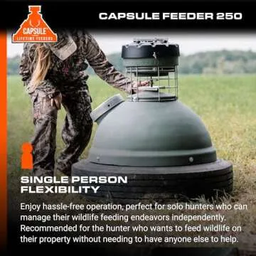 CAPSULE Feeder Game Feeder with 250LB Capacity
