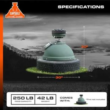 CAPSULE Feeder Game Feeder with 250LB Capacity