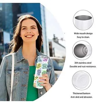 ATHAND 20 Oz Positive Gift for Women,Inspirational Personalized Gift for Women,Straight Travel Mug for Friends Bestie Sister,My Mental Health Breakdown Cup Skinny Tumbler with Lid