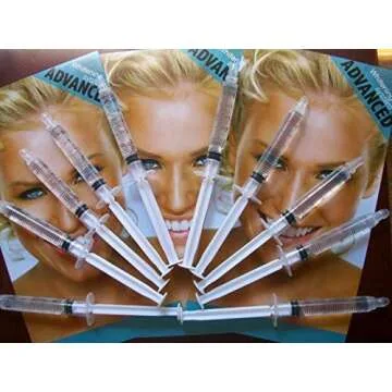 Bright White Smiles Teeth Whitening Kit, 35% Carbamide Peroxide Gel for Professional Results at Home, Whiter Refill System Includes 5X 5cc/ml Syringes