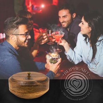 Premium Cocktail Smoker Kit with Wood Chips and Torch