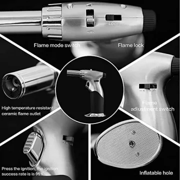 Premium Cocktail Smoker Kit with Wood Chips and Torch