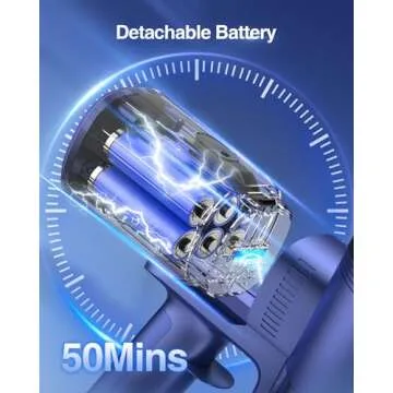 VACASSO Cordless Vacuum Cleaner, Stick Vacuum Cleaners with 28KPA Powerful Suction, Anti-Tangle Handheld Vacuum Cleaner for Home with LED Display for Carpet Hardwood Floor Pet Hair Car Cleaning