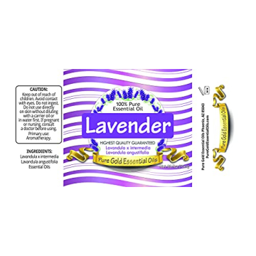 Pure Gold Lavender Essential Oil 10ml for Relaxation and Wellness