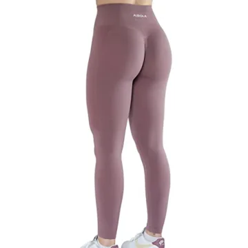 Seamless Scrunch Legging Women Yoga Pants 7/8 Tummy Control Workout Running for Workout Fitness Spor...