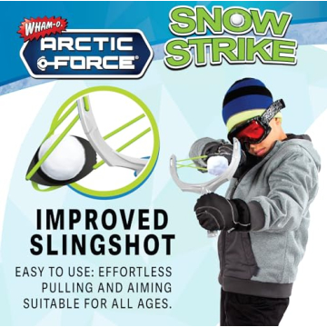 Arctic Force Improved Snow Strike Slingshot for Winter Fun