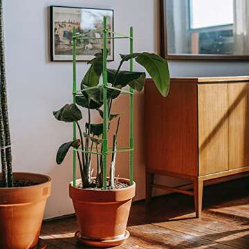 Legigo 4ft 4-Pack Tomato Cage for Garden Plant Support- Up to 48inch Garden Stakes Tomato Cage, Toma...