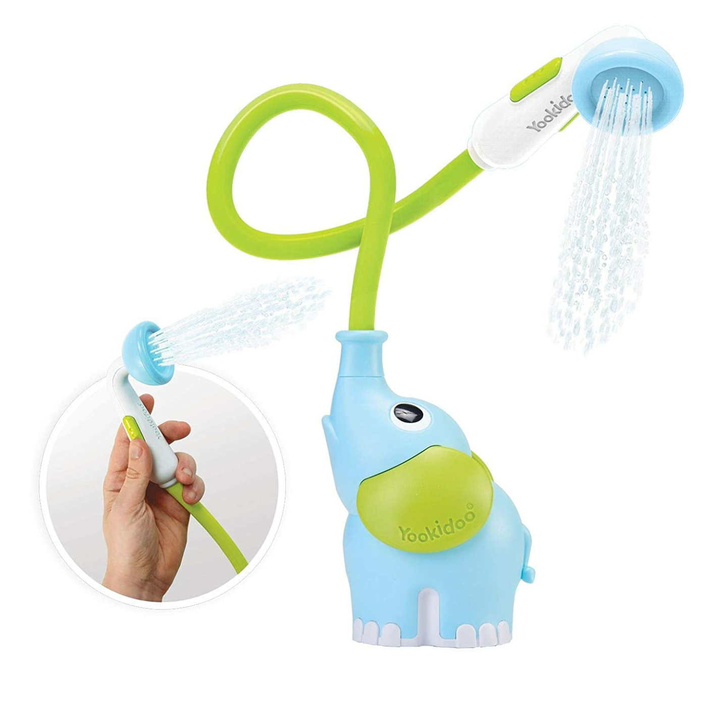 Yookidoo Baby Elephant Shower Head for Bath Time Fun