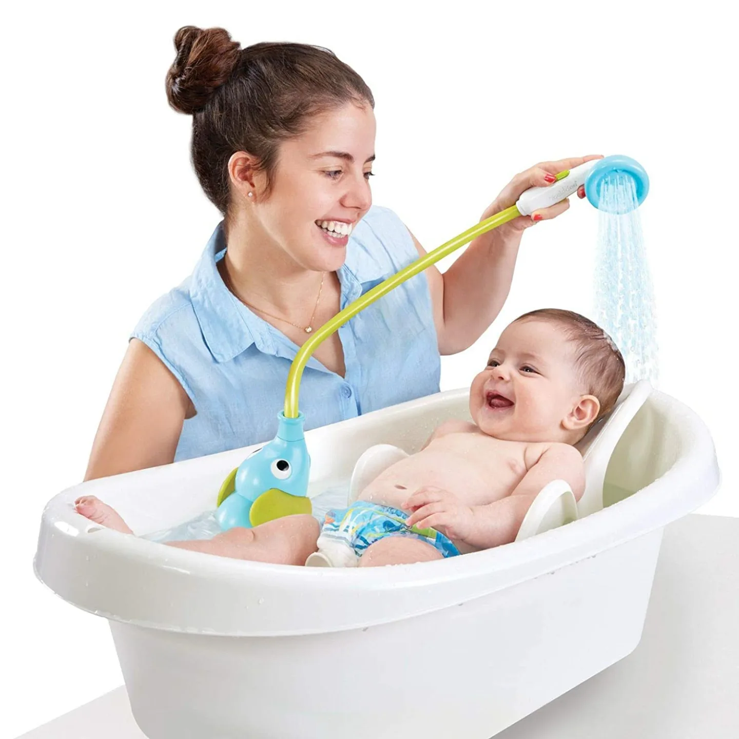 Yookidoo Baby Elephant Shower Head for Bath Time Fun