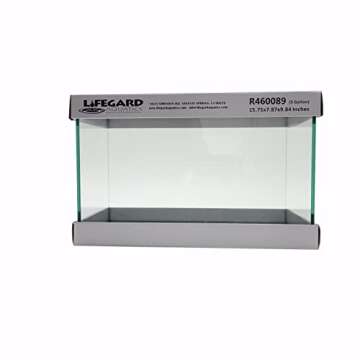 Lifegard Aquatics 5 Gallon Rimless Clear Glass Aquarium 5mm Thick Glass