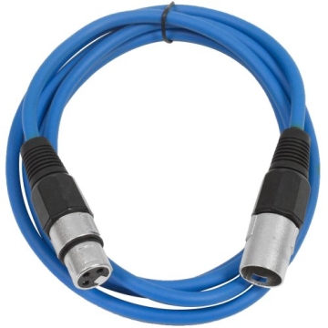 SEISMIC AUDIO SAXLX-6 6 Pack XLR Male to Female Cables