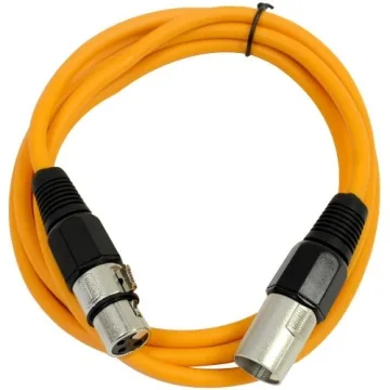 SEISMIC AUDIO SAXLX-6 6 Pack XLR Male to Female Cables
