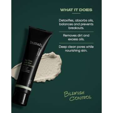 Buttah Skin Tea Tree & Aloe Exfoliating Scrub 3oz