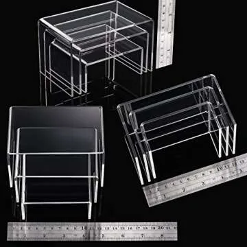 Chuangdi Acrylic Display Risers for Elegant Showcases