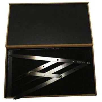 HOTWE Eyebrow Stencil Ruler for Microblading Eyebrow Measure, Balance Ruler for Eyebrow Makeup Caliper Stainless Steel Fibonacci Gauge Tools (Silver)