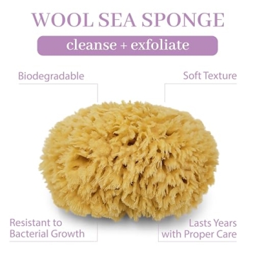 Natural Sea Wool Sponge - Luxurious Eco-Friendly Bathing