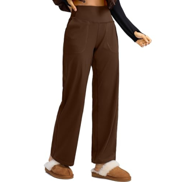 Soothfeel Wide Leg Pants Stylish Yoga Work Pants with Pockets