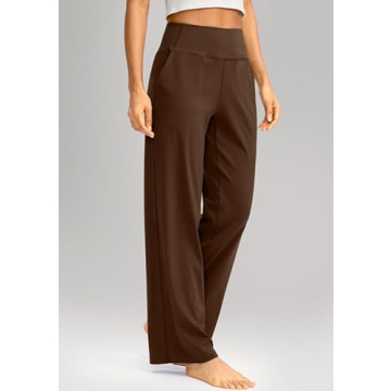 Soothfeel Wide Leg Pants Stylish Yoga Work Pants with Pockets