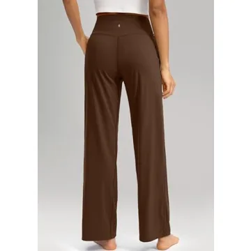 Soothfeel Wide Leg Pants Stylish Yoga Work Pants with Pockets